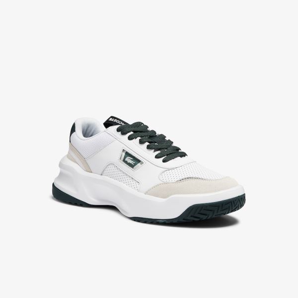 Lacoste Ace Lift Colourblock Leather Reflective Sneakers Pánské - Tenisky Bílé | CZ-8lJAgN